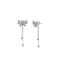 Ohrringe Kurshuni Dame in Silber Zirconia KR1136-3HSP - KR1136-3HSP